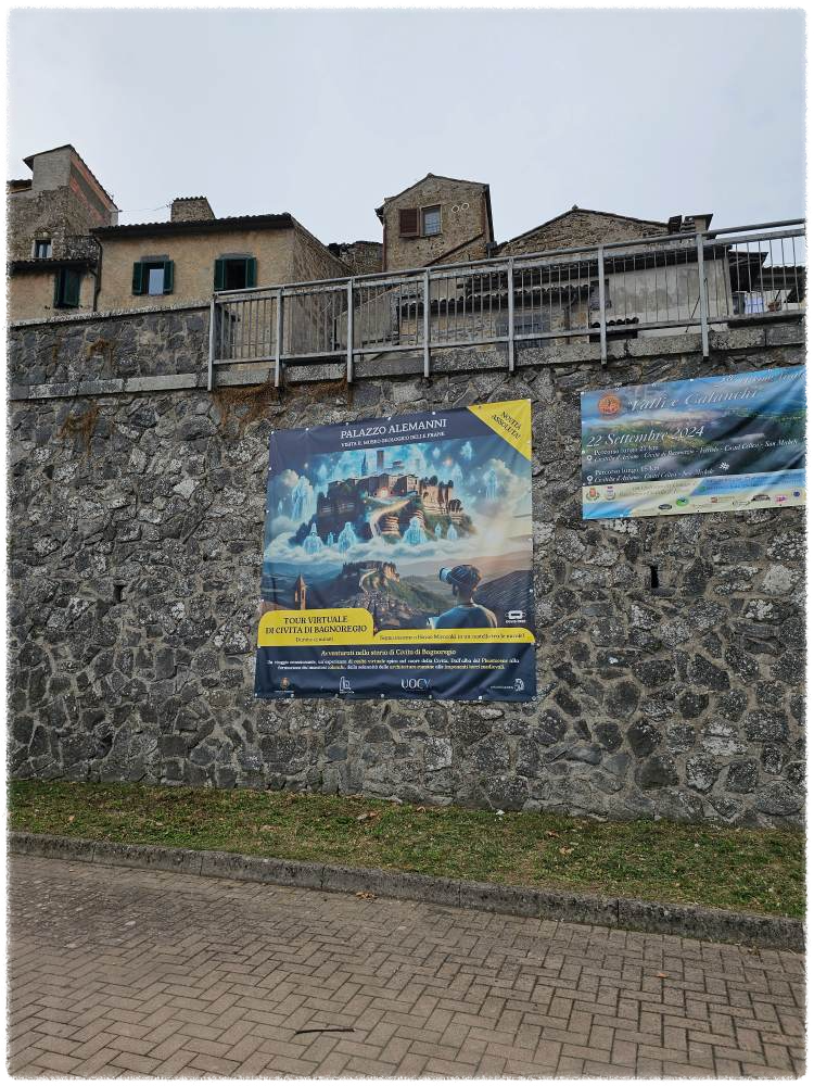 24. 9. 2 이탈리아 치비타 디 반뇨레조 마을 초입 주차장