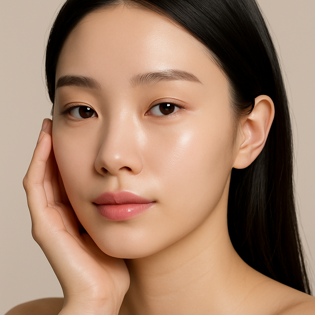 AI로 피부 보정된 이미지