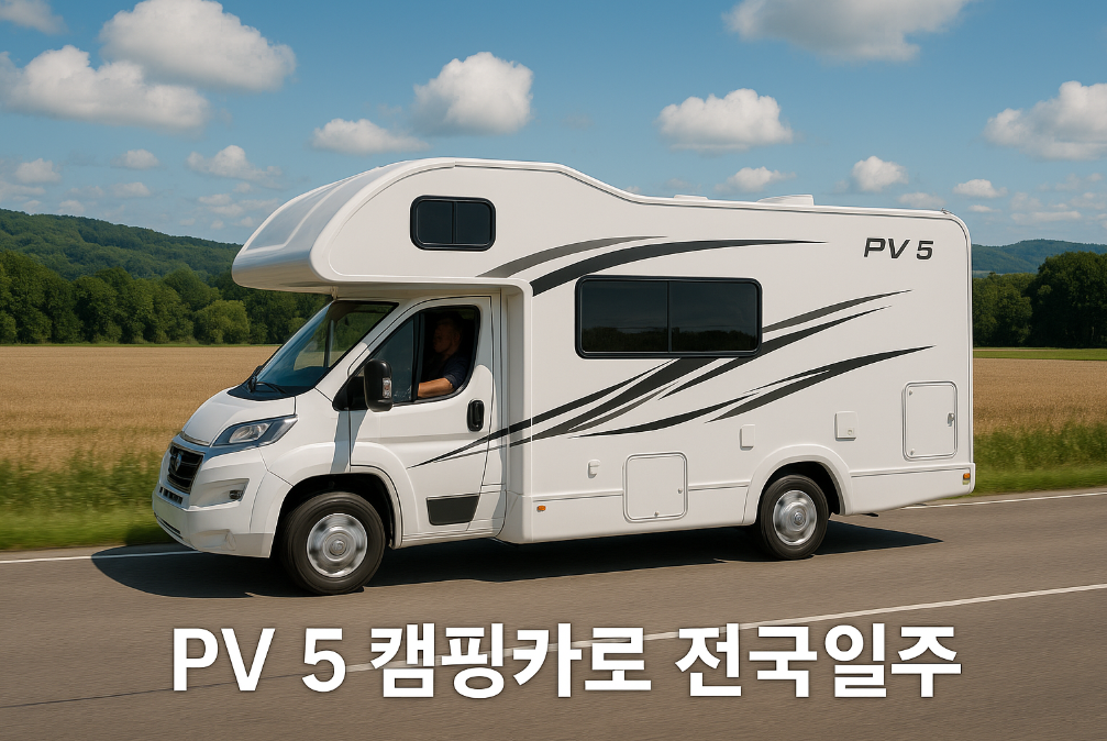 PV 5 캠핑카로 떠나는 전국일주 완벽 가이드