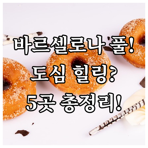 바르셀로나 수영장 호텔 5곳 도심 힐..