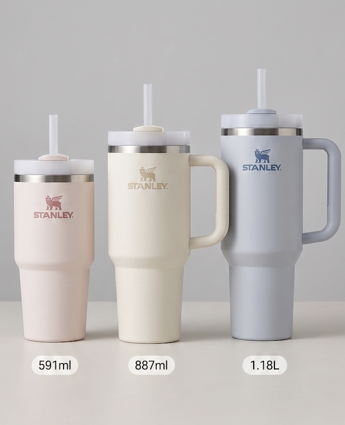 스탠리 텀블러 용량 비교