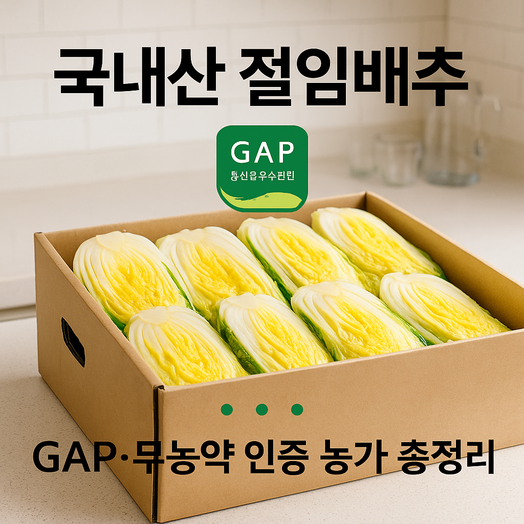 2025 김장 절임배추 몇 kg 필요할까? &amp;#124; 가족 수별 김장량 계산표