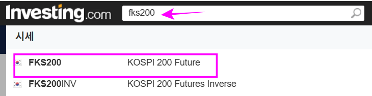 코스피 야간선물 실시간