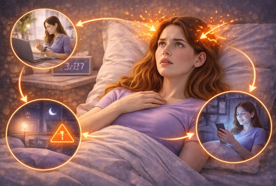 잠들기 전 긴장이 풀리지 않는 이유