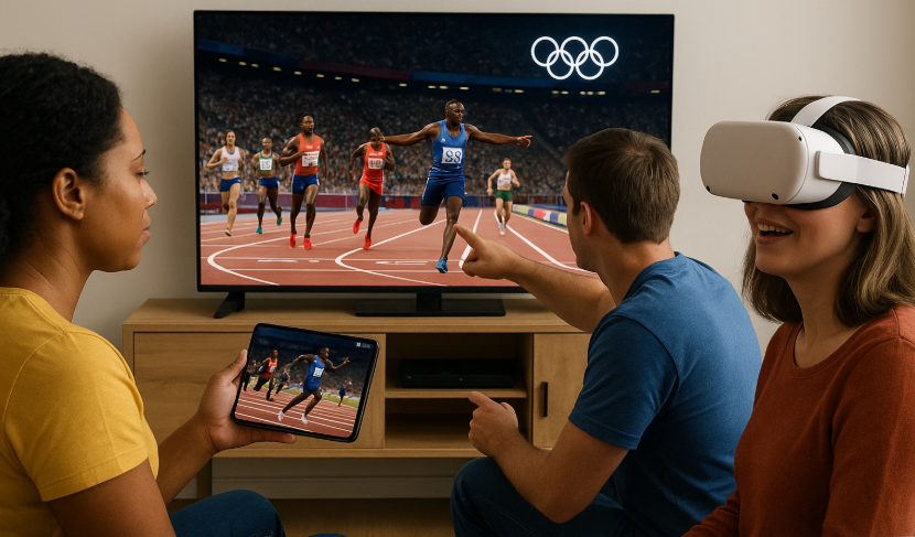 올림픽 미디어 중계 관련 사진