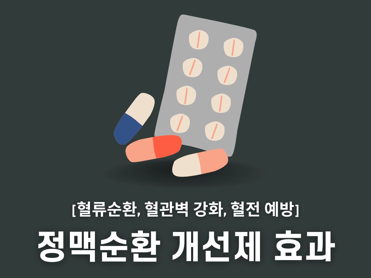 정맥순환 개선제 효과