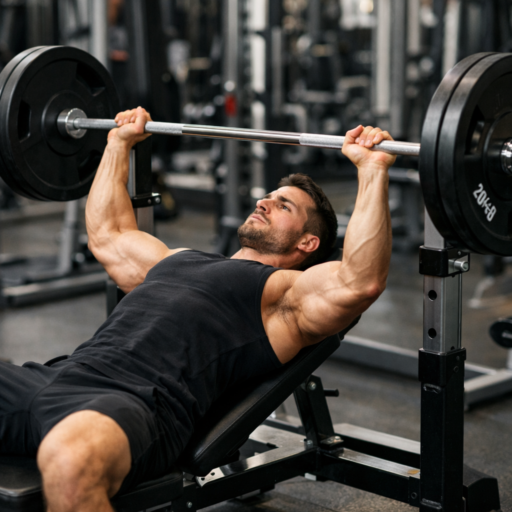 벤치 프레스 이미지