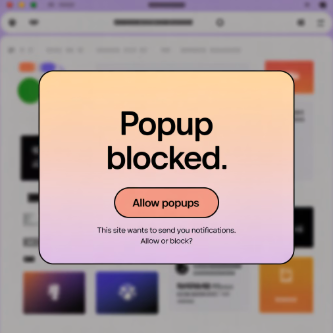 팝업 차단 대응 및 사용자 경험 개선 - 팝업 차단 이미지
