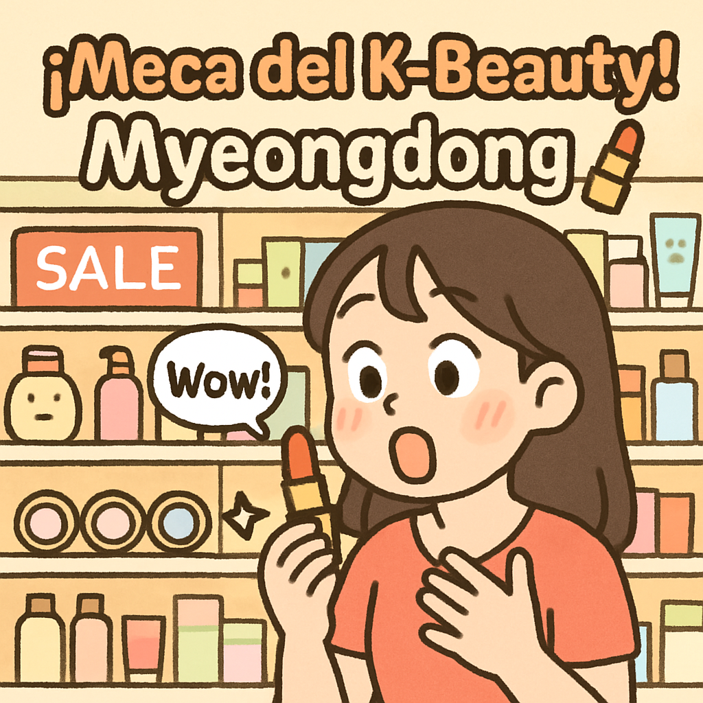 &iexcl;Meca del K-Beauty! Myeongdong ✨💄