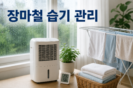 장마철 습기 관리 방법