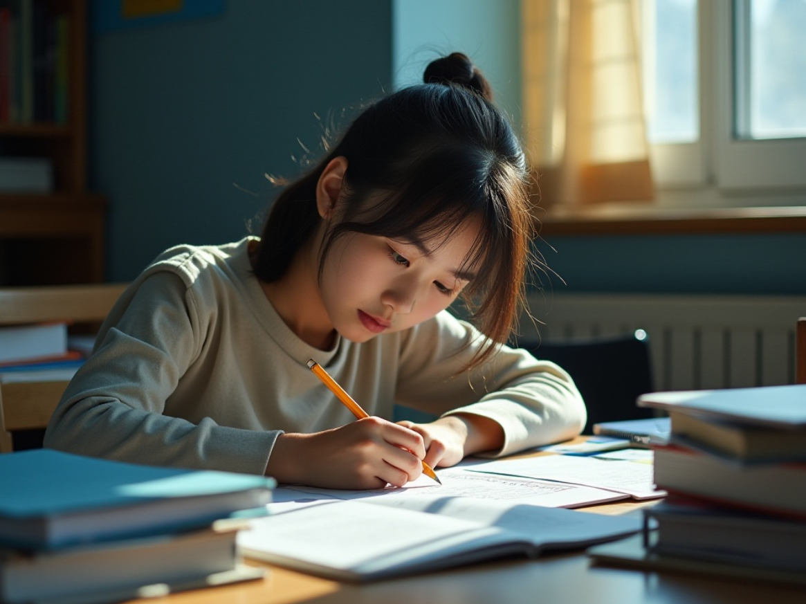 수학 모의고사 1등급 도전하는 고등학생