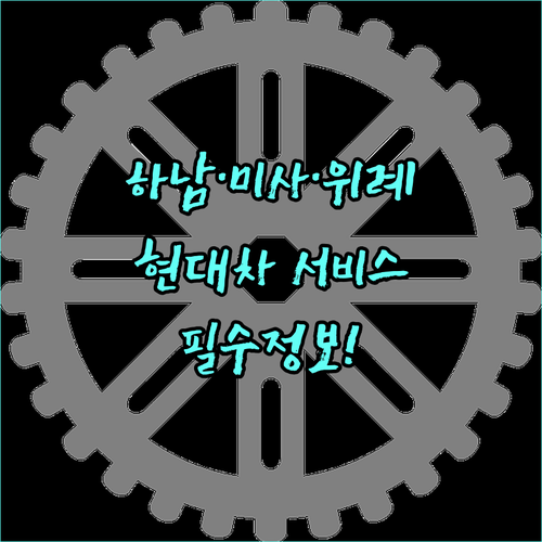 하남 미사 위례 현대자동차 서비스 네..