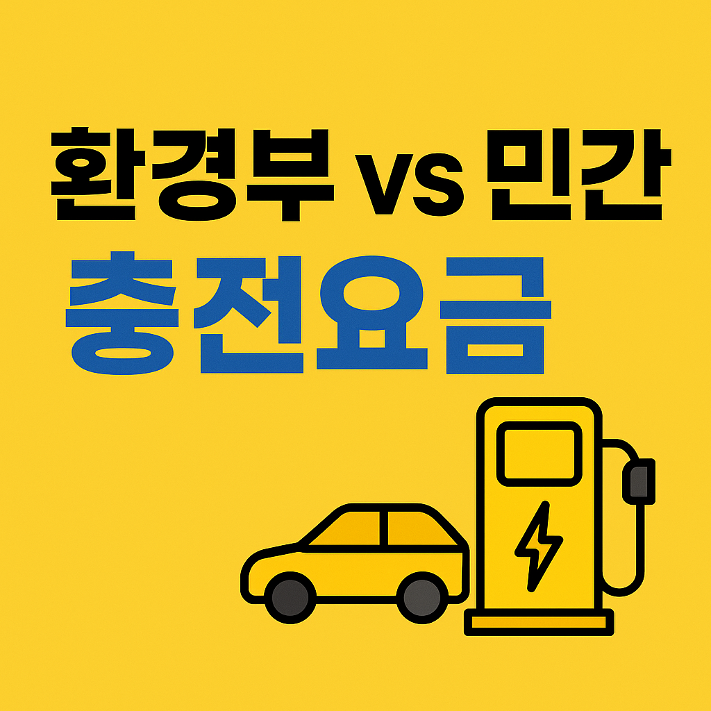 환경부 vs 민간 충전요금