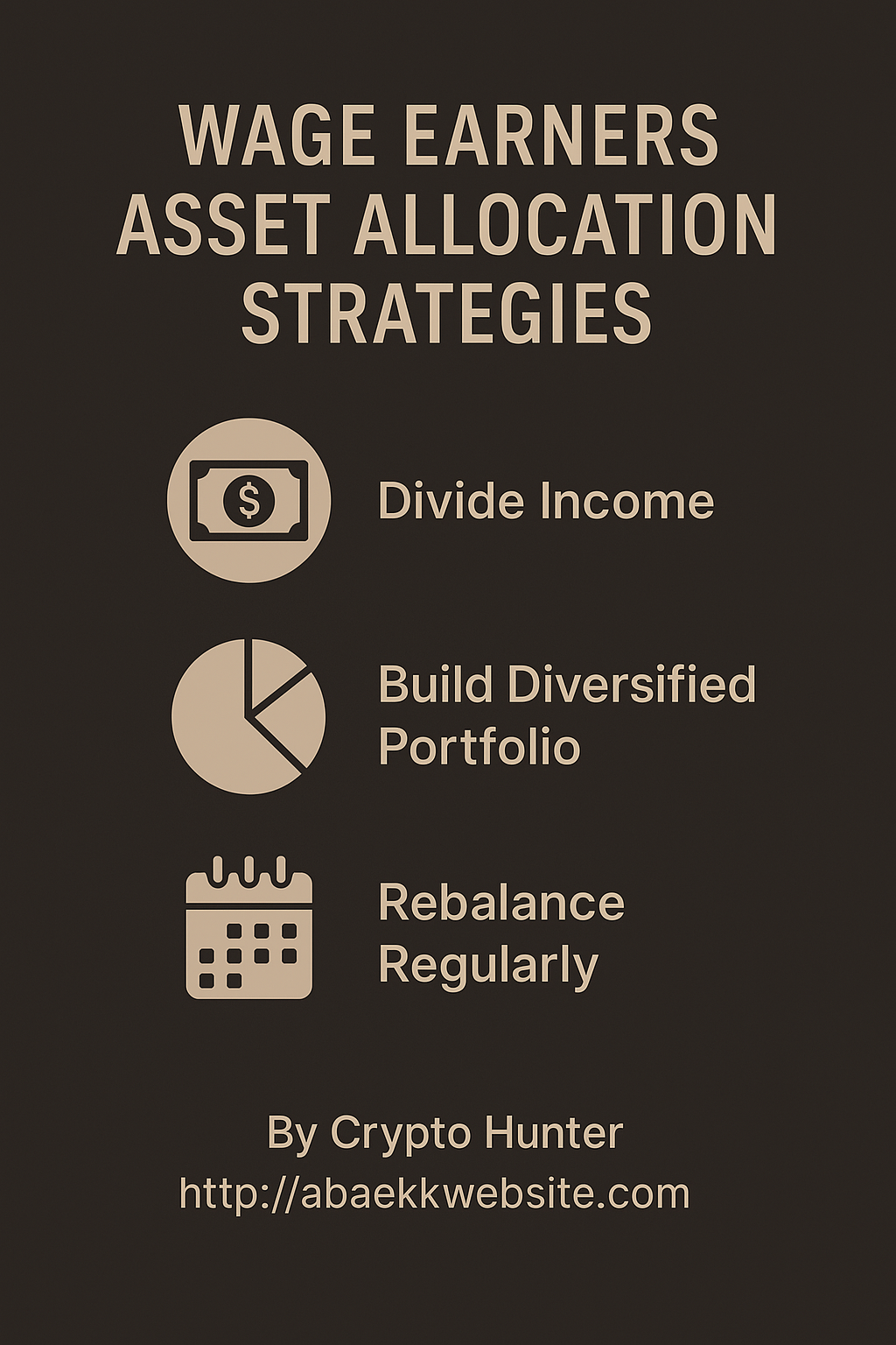 월급쟁이를 위한 자산배분 전략을 시각적으로 안내하는 투자 정보형 썸네일 이미지