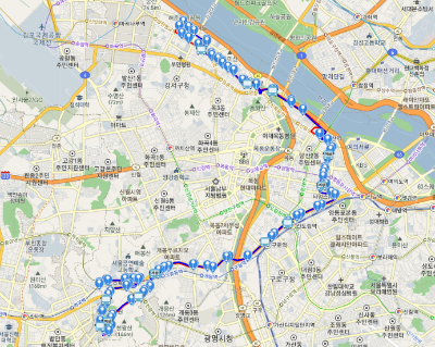 660번버스 노선도