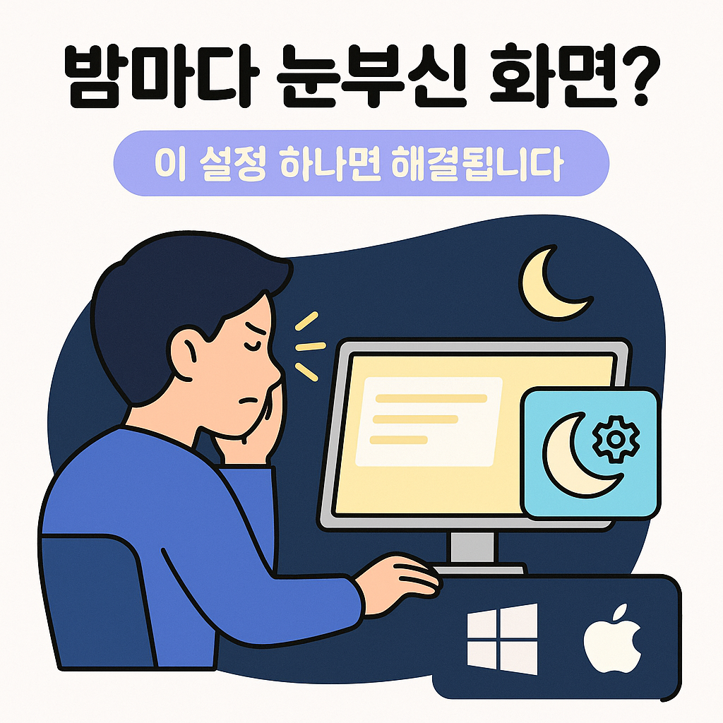 야간 설정