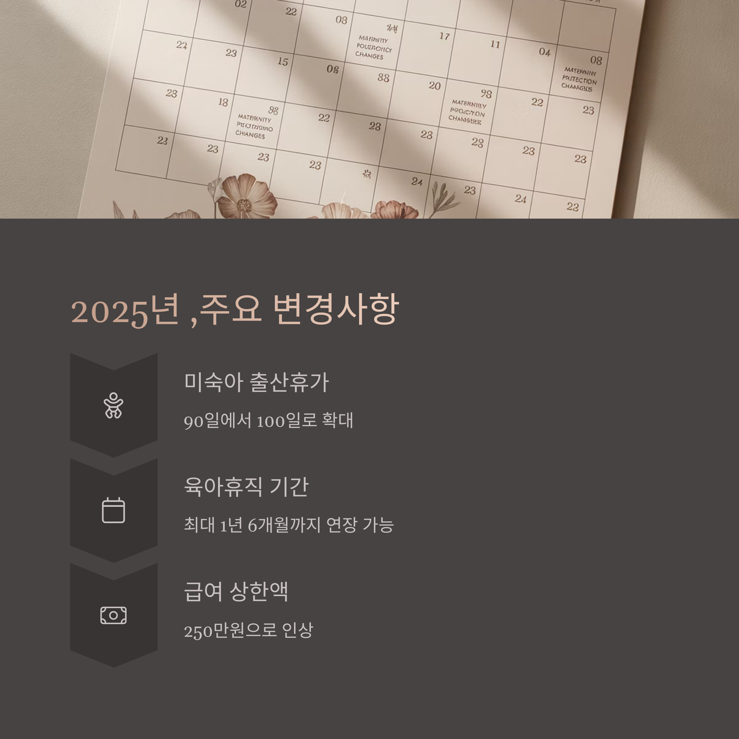 2025년 주요 변경사항