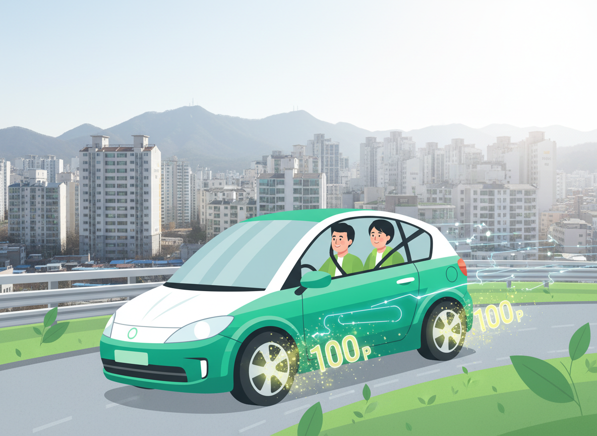 2026 탄소중립포인트 녹색생활실천 카셰어링 쏘카 주행 포인트 신청