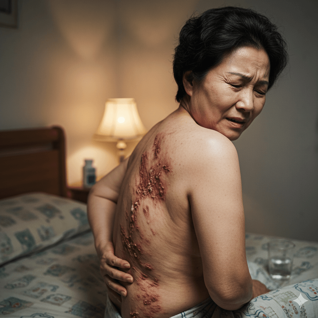 대상포진 증상 - 사진