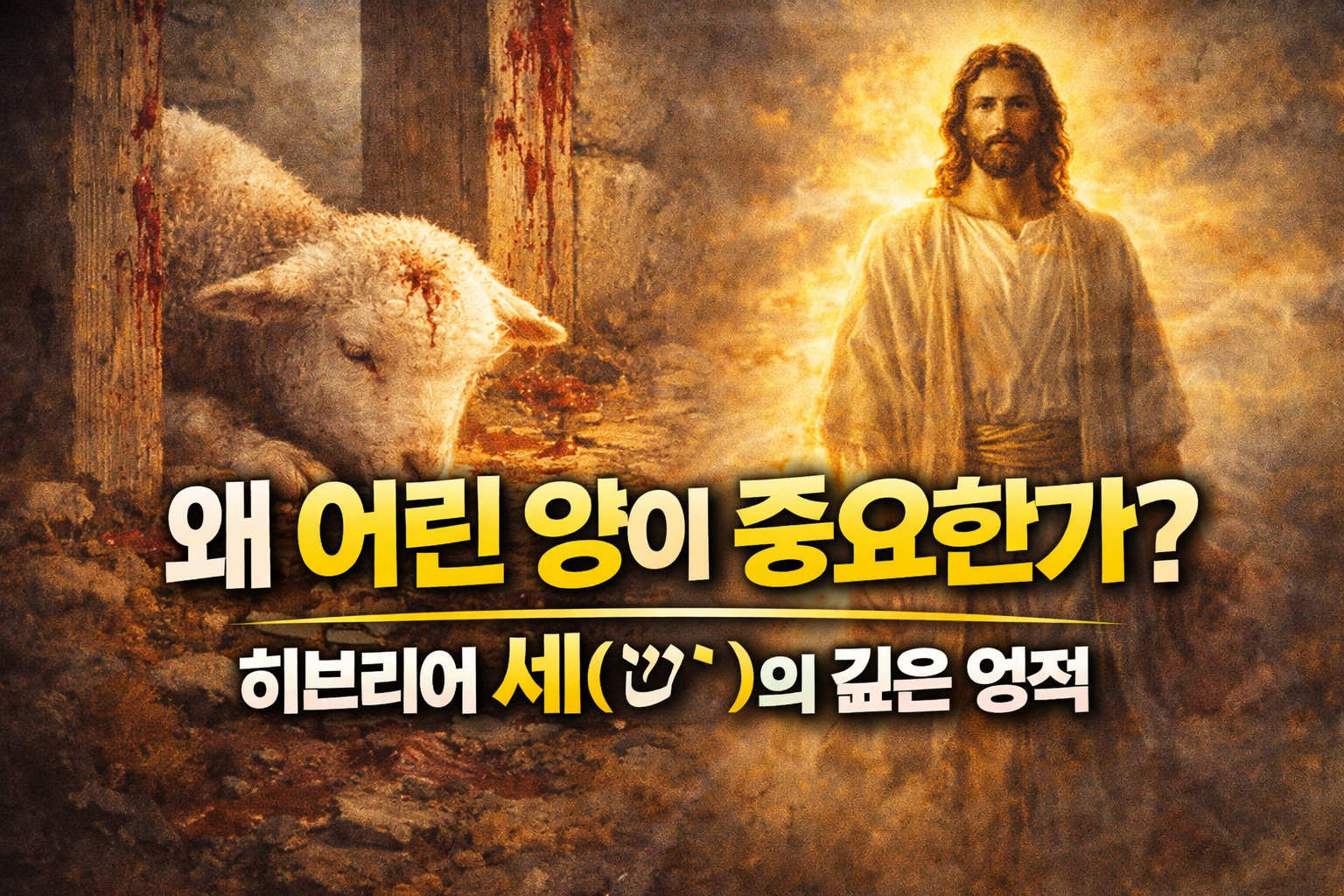 제목 썸네일 : 히브리어 "세"