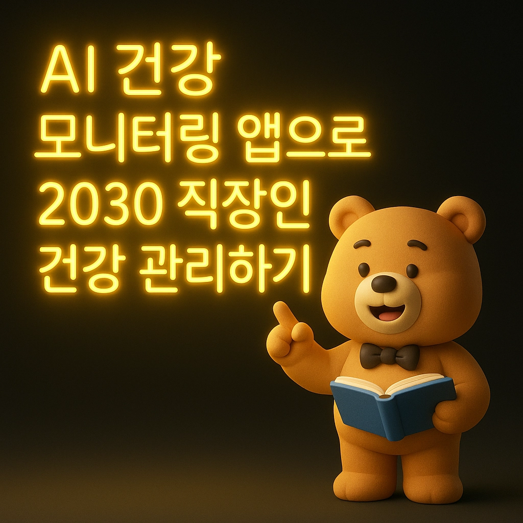 AI 건강 모니터링 앱으로 2030 직장인 건강 관리하기
