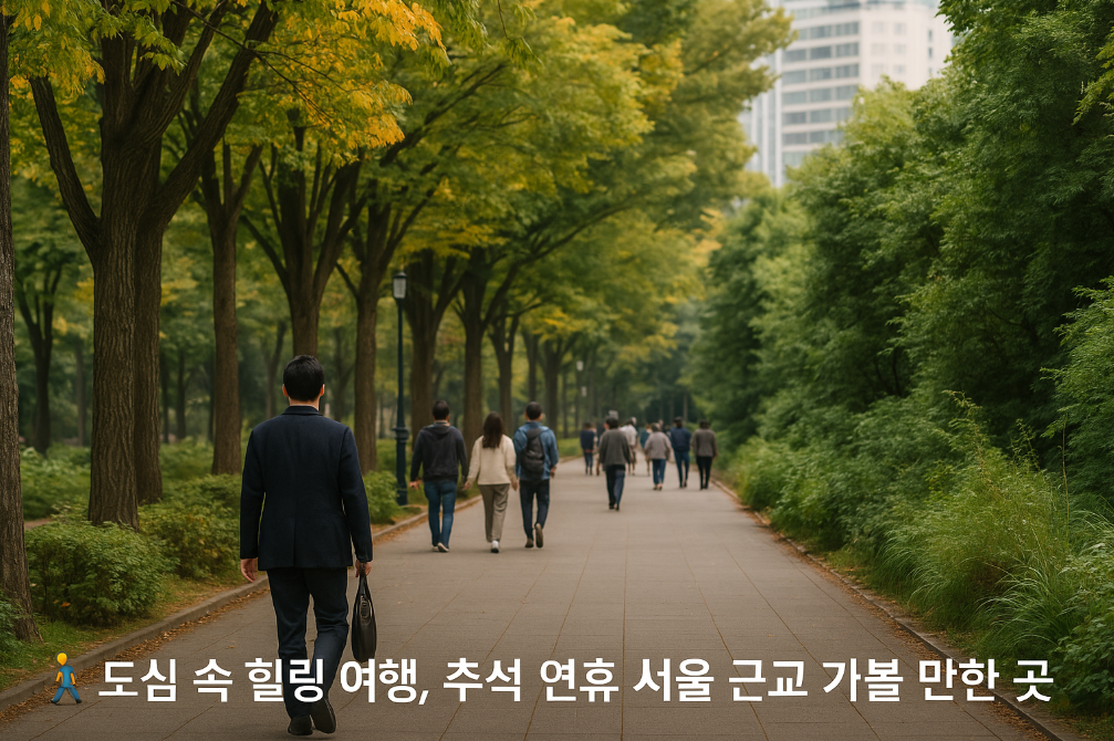 추석 연휴 서울 근교 가볼 만한 곳