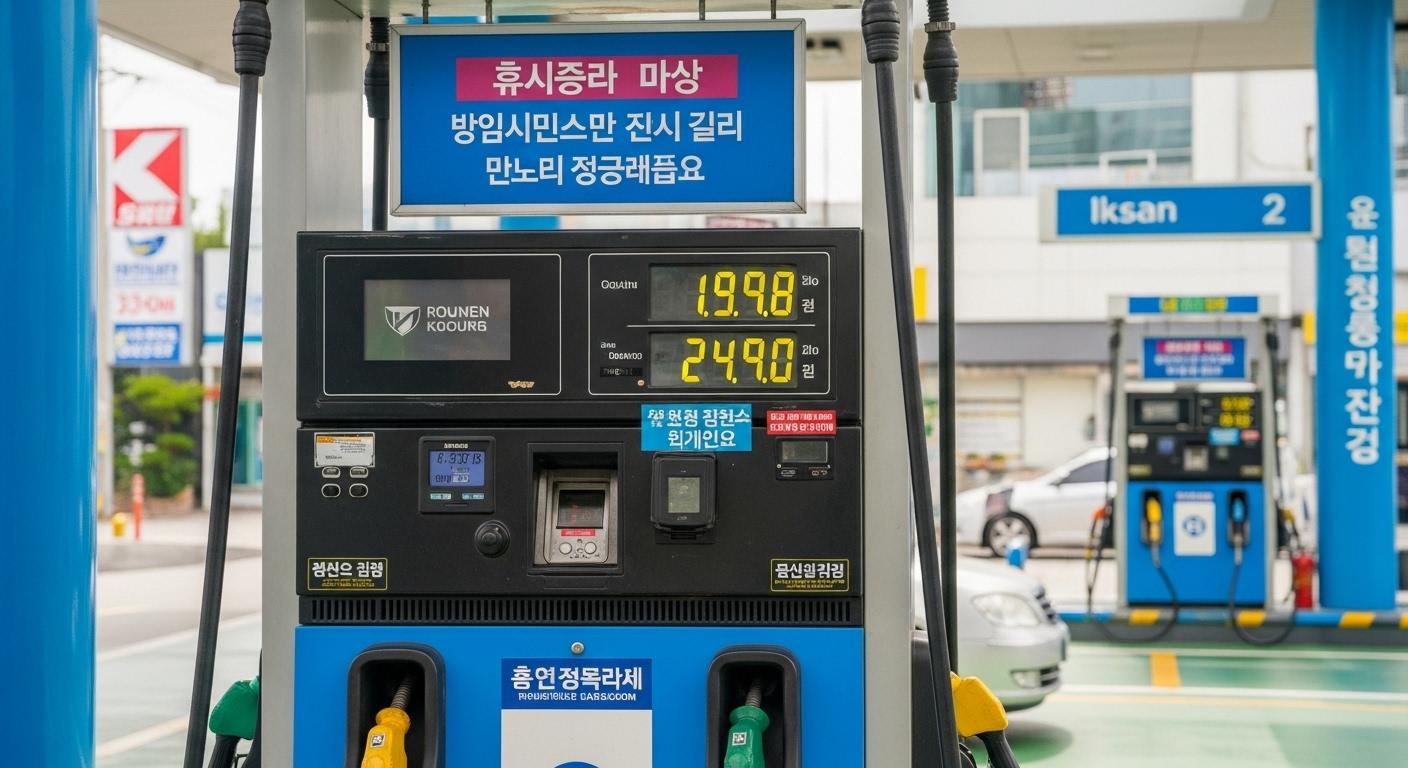 익산 주유소 경유 가격