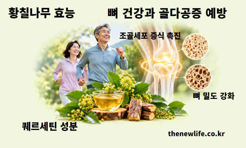 황칠나무 효능 뼈 건강 골다공증 예방