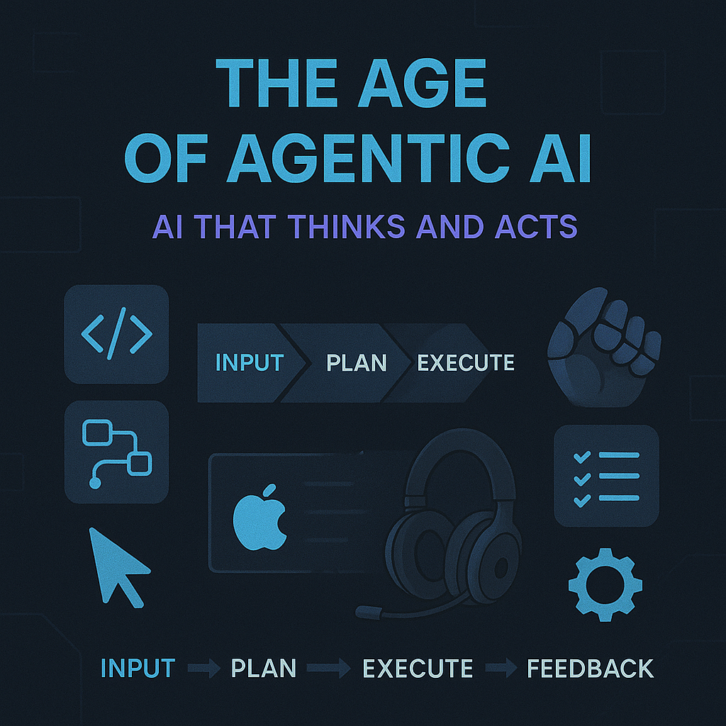 에이전틱 AI 시대 – 자율 실행하는 인공지능 Agentic AI 인포그래픽 썸네일