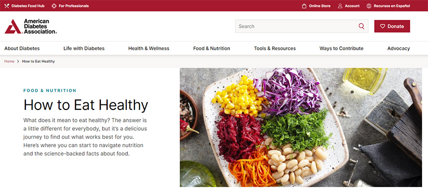 미국-당뇨병-협회-건강한-식단