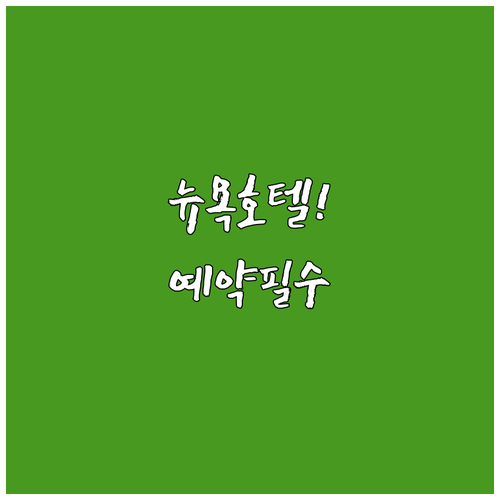 실패 없는 뉴욕 호텔 예약 가이드 위..