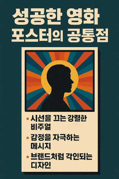성공한 영화 포스터의 공통점(시선, 감정, 브랜드)