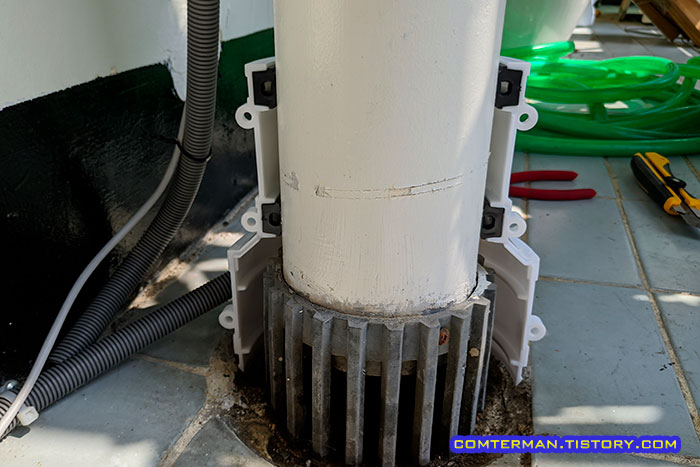 배수관 커버 100mm 파이프