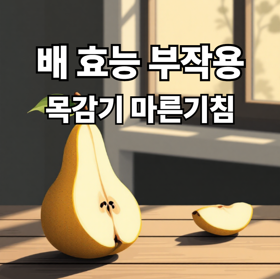 배 효능 부작용