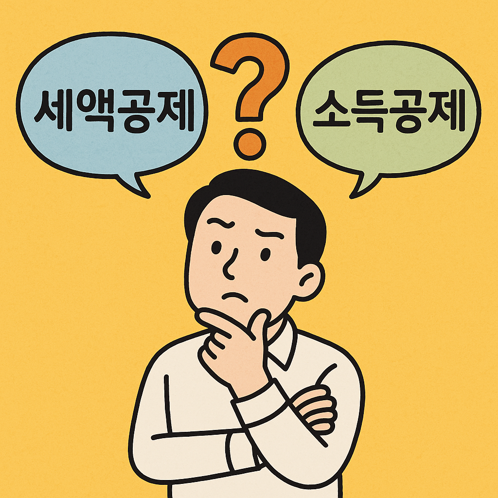 세액공제 vs 소득공제