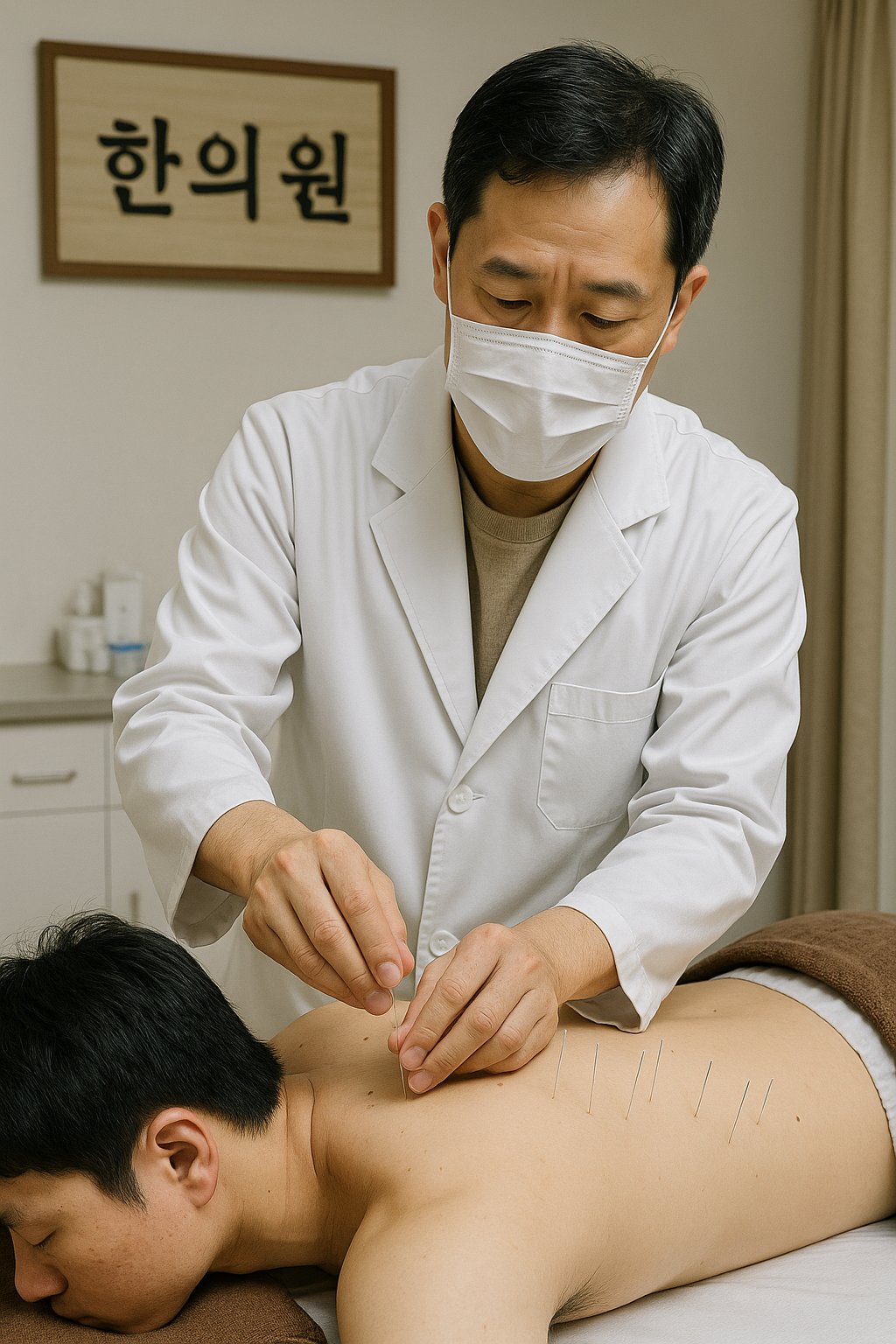 한의사가 치료하는 이미지
