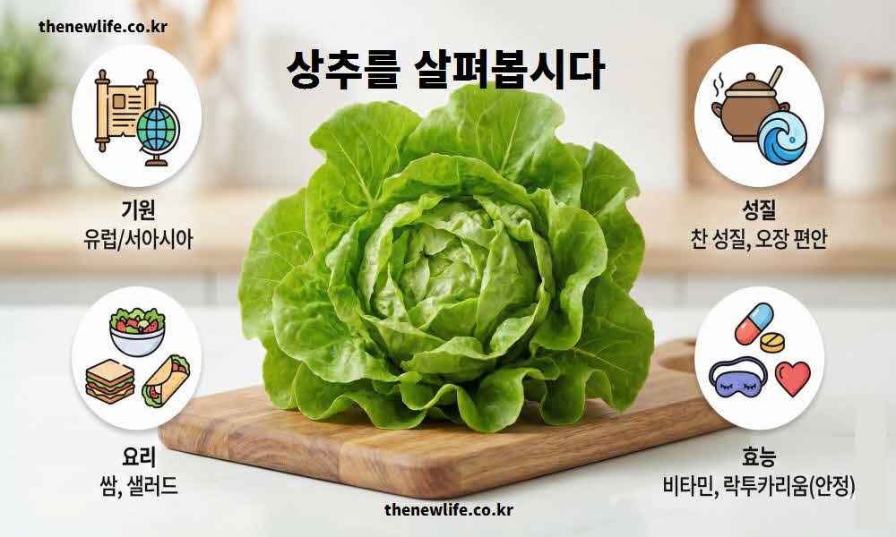상추 효능 기원 유래
