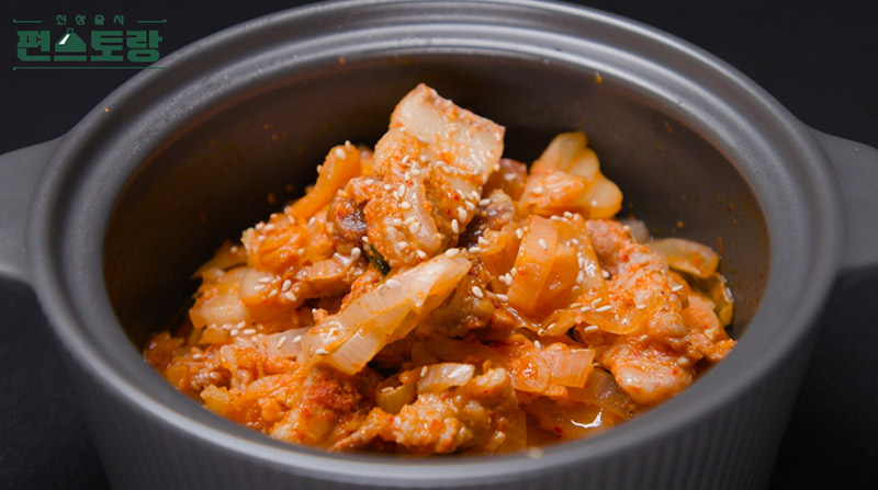 전자레인지 버터 김치찜 이미지