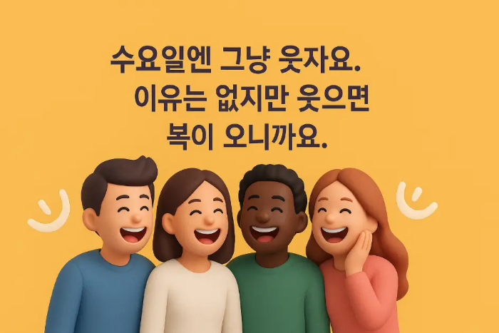 유머러스한-수요일-인사말