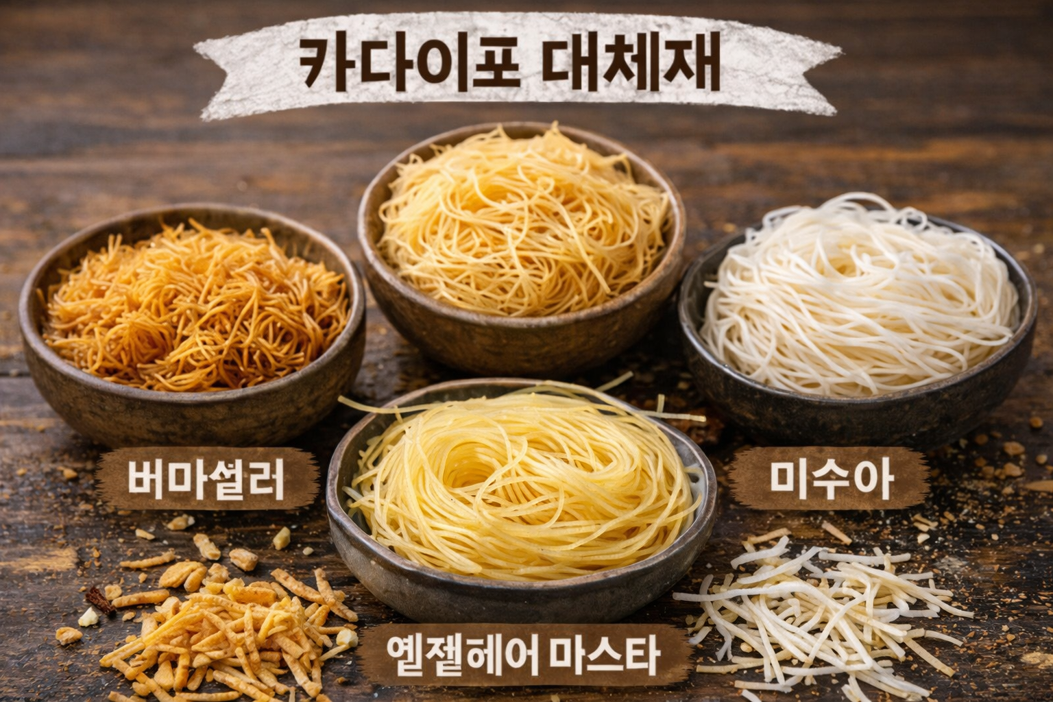 카다이프면 종류