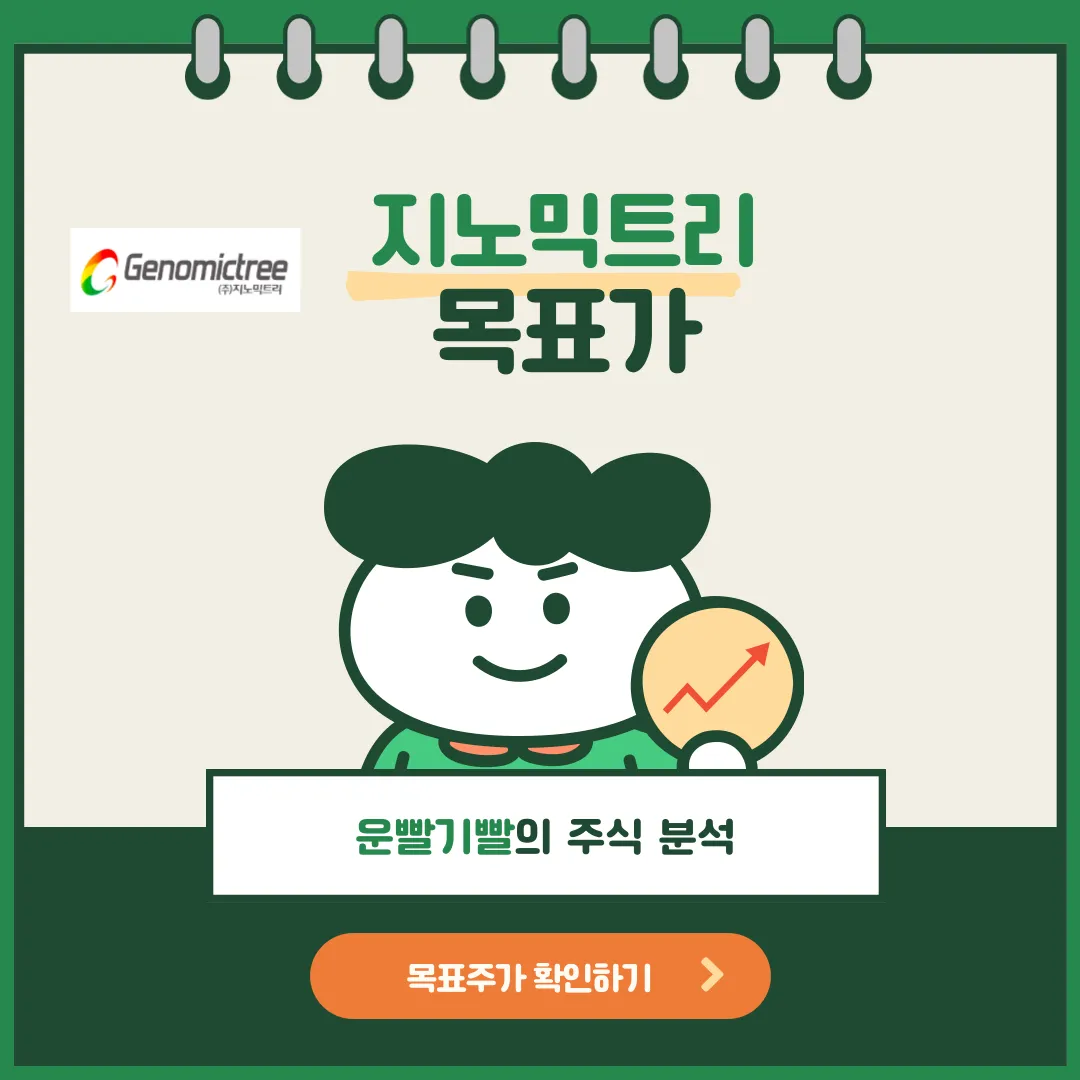 지노믹트리 목표가