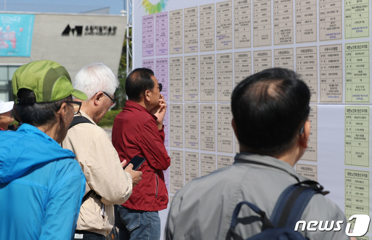 정년 못 채우고 비 자발적 퇴직 중,고령자