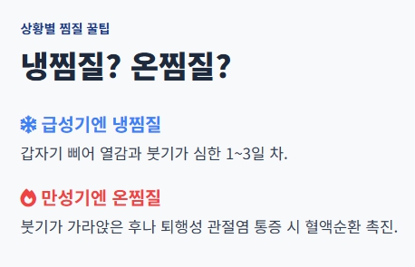 무릎 통증 원인