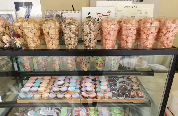 고자매 맛카롱 가게 전경