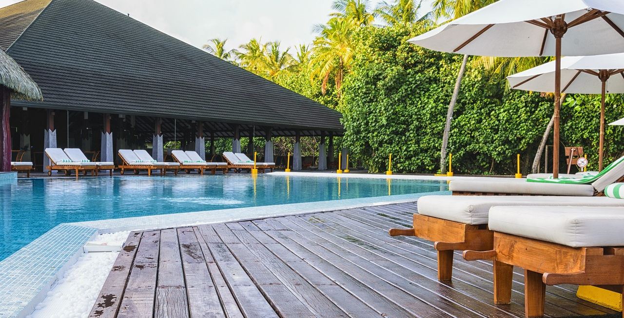 휴식 호텔 수영장