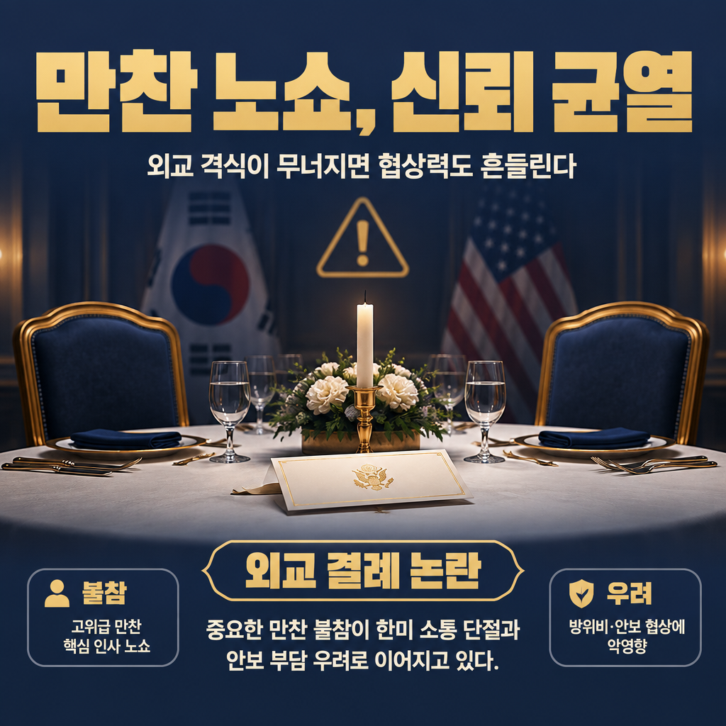 만찬 노쇼, 신뢰 균열