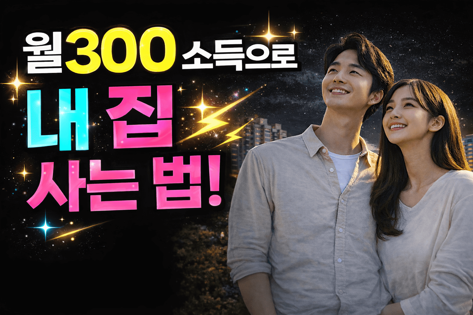 월300만원 소득 내집마련 방법 2인가구 반려견생활 2억미만 아파트 단계준비