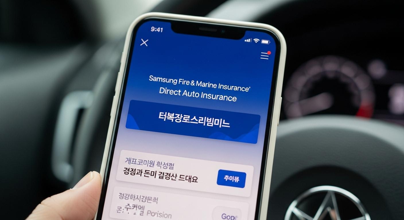 삼성화재 다이렉트 자동차보험 임시운전자 특약