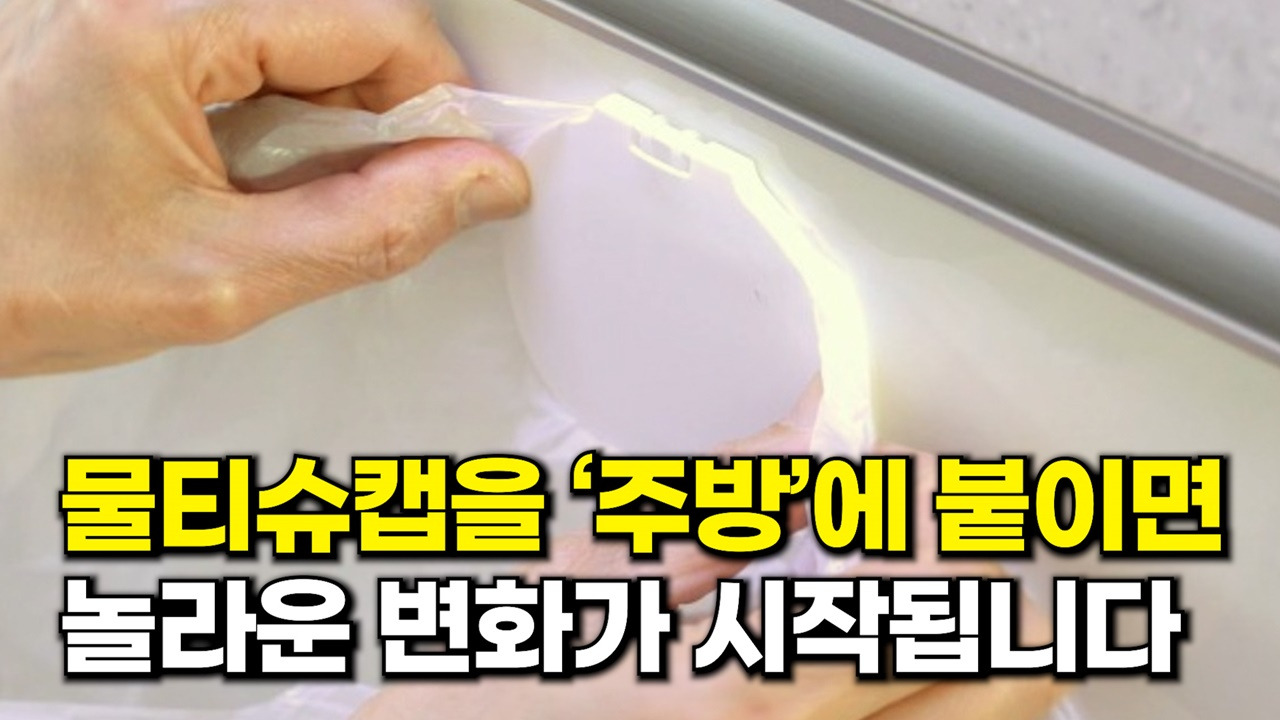 물티슈캡 재활용