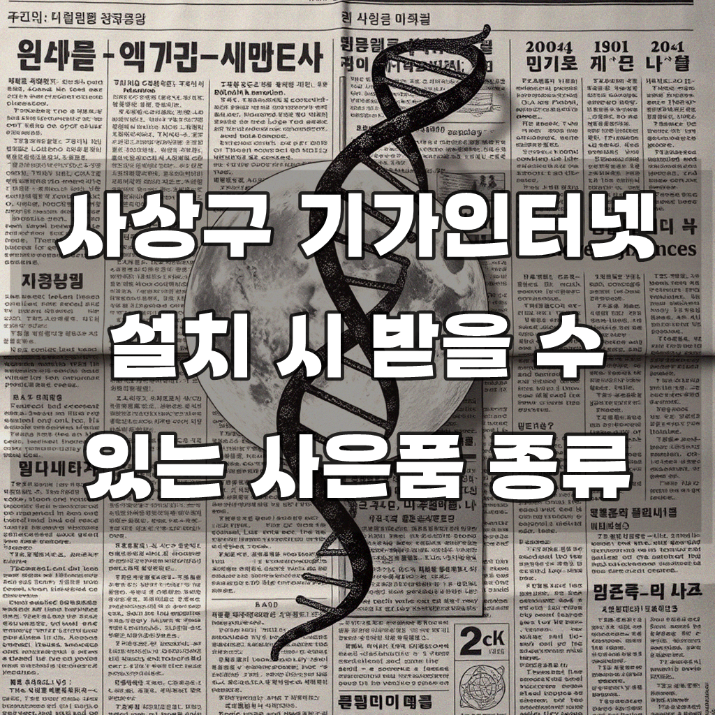 부산 사상구 기가인터넷 사은품, 어떤 걸 선택해야 할까